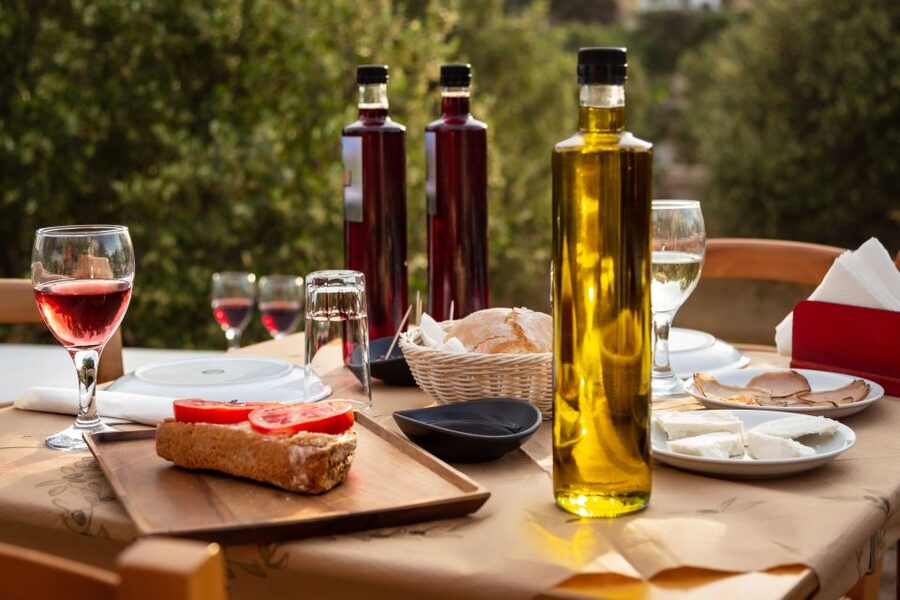 Mykonos: Winery Vineyard Experience with Food & Wine Tasting - From grape to bottle, with a family perspective