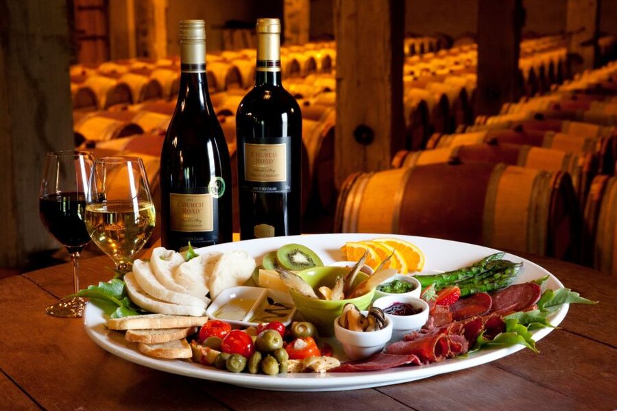 Napier: Winery + Gin Tasting Tour with Lunch Thu Fri Sat - Askerne Estate and the final cheese board