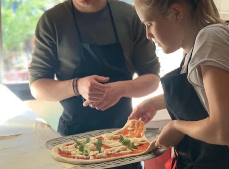 Naples: Premium Pizza Class From Dough to Dessert & Wine - Mixing four ingredients into Neapolitan dough