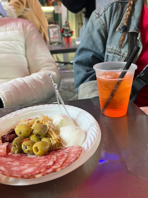 Naples: Street Food Experience With 6 Stops - First tastes: spritz, mozzarella, and local cold cuts