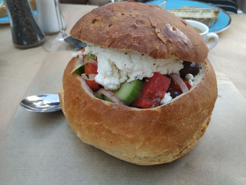 Naxos: Naxos Town Food Tour with Tastings and Wine - Finishing near Apollo and planning around sunset