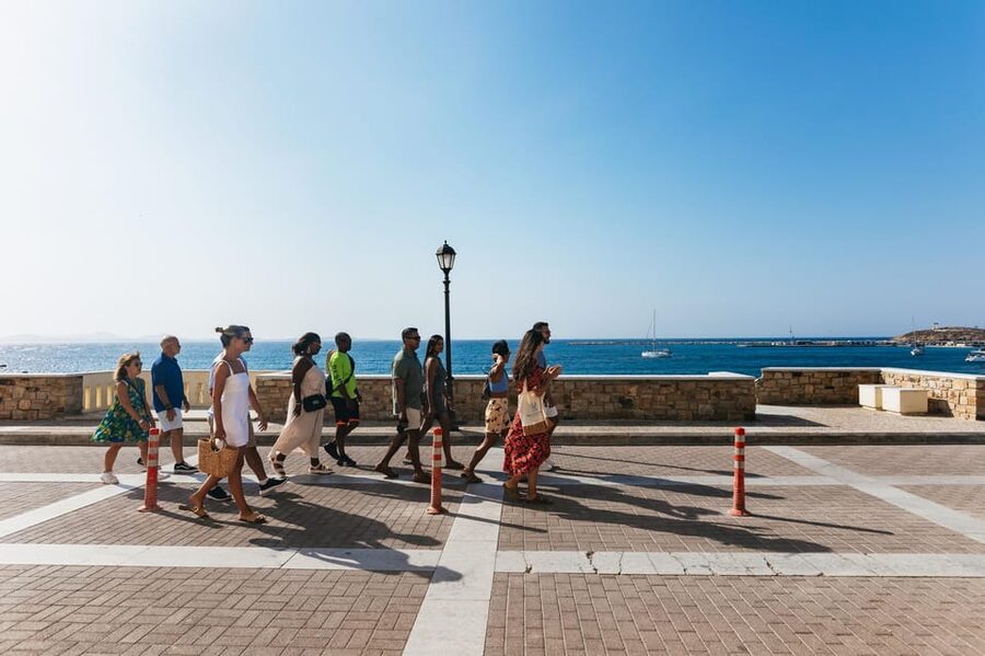 Naxos: Naxos Town Food Tour with Tastings and Wine - Wine, citron, and the drinking pace