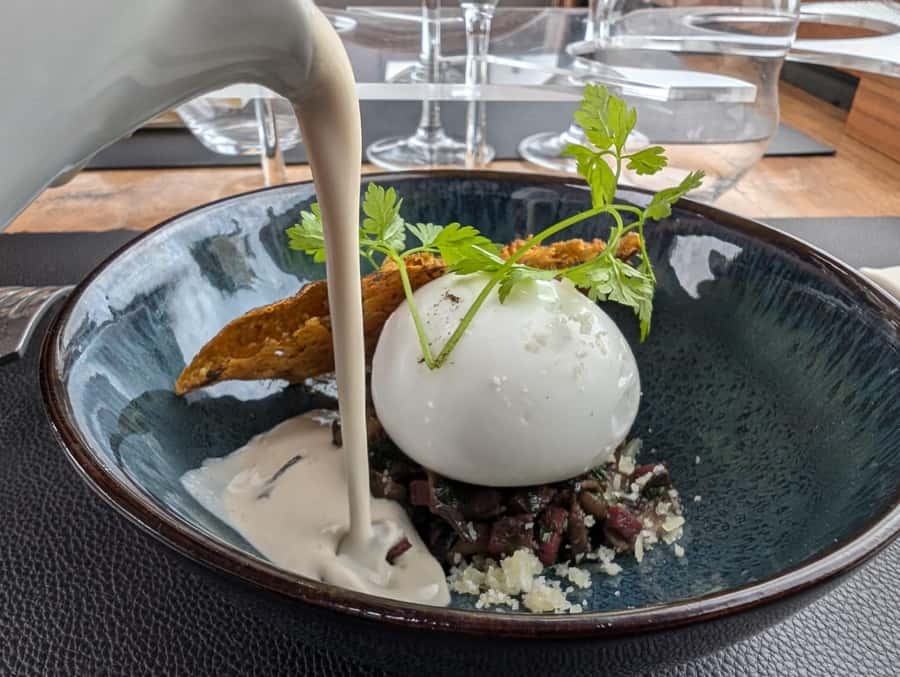 New York City: Bustronome Gourmet Dinner Tour - Seeing landmarks through the glass roof