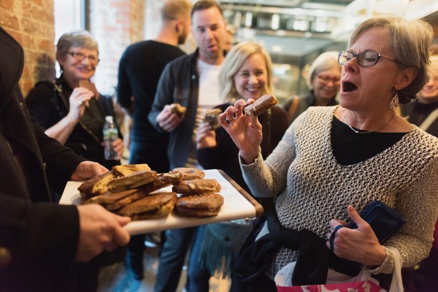 NYC: Chelsea Market & High Line Food & Culture Walking Tour - Filaga serves the Sicilian pizza highlight