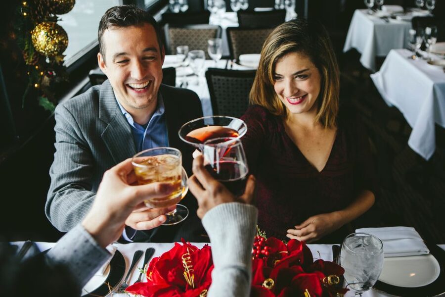 NYC: Christmas Eve Gourmet Brunch or Dinner Harbor Cruise - Boarding at Pier 61 and settling into your table