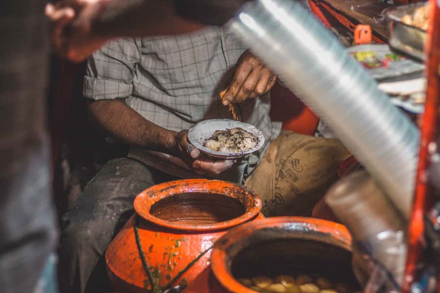 Old Delhi: 3-hour Street Food Tour - Fruit chaat and the unusual fruit sandwich
