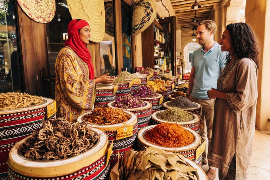Old Dubai Historic Guided Tour: Creek, Street Food & Souks - Starting with coffee, dates, and an Emirati home