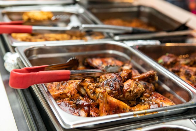 Original Bajan Walking Food Tour - Fish cakes, hot sauce, and savory Bajan food