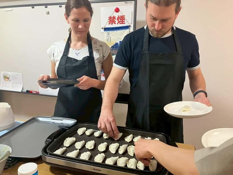 Osaka: Cooking Class Ramen & Gyoza Course in Nanba - Making ramen instead of merely eating it