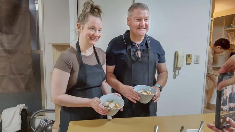 Osaka: Cooking Class Ramen & Gyoza Course in Nanba - A welcoming class for families and solo visitors