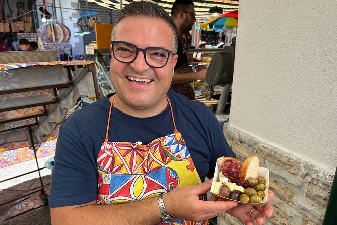 Palermo Food Tour: 10+ Tastings of Arancini, Cannoli, Wine & More - Vucciria, from butcher quarter to market district