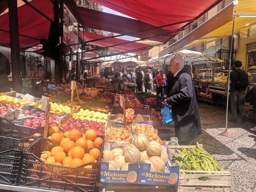 Palermo: Street Food Walking Tour with Local Guide & Tasting - Entering Capo Market