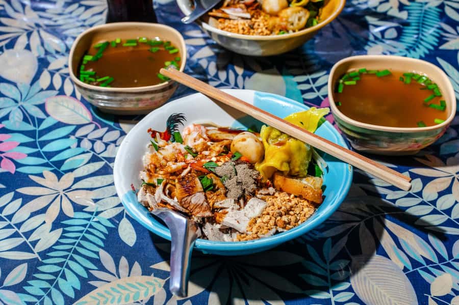 Phuket: Southern Flavours Food Tour with 15+ Tastings - Burmese dishes in a tucked-away teashop