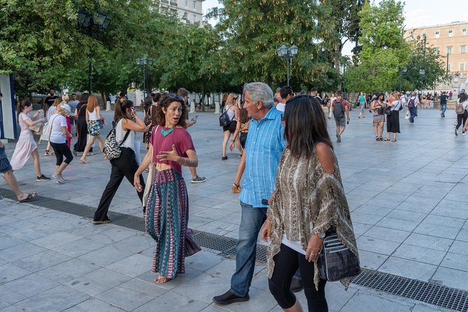 Private Athens By Night Food Tour & Wine Tasting of 5 Varieties - Syntagma Square: a clear start beneath the Parliament