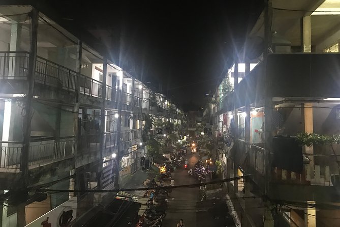 Private Saigon Night Food Tour by Scooter - Ho Thi Ky market adds color, flowers, and grilled rice paper