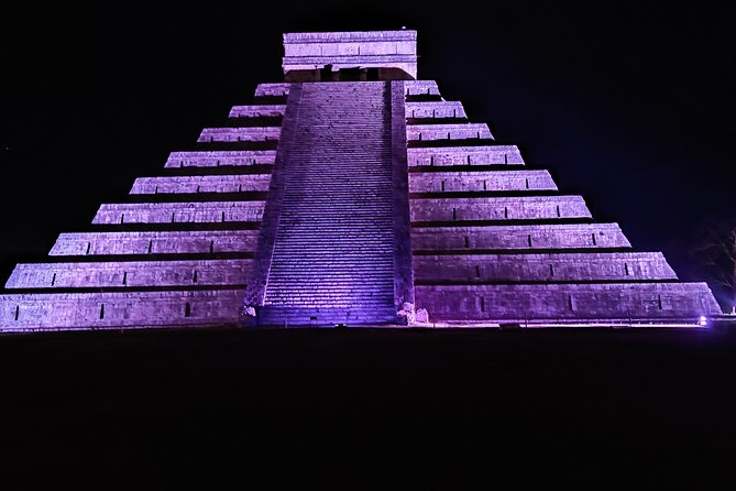 Private Starlit Chichen Itza Cave Adventure & Culinary Experience - Chichen Itza after dark
