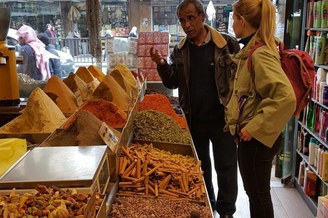 Private Street Food and Walking Tour Amman Downtown - The Citadel: Amman spread out below you
