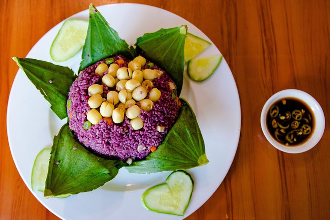 Private Vegan Food Tour By Scooter in Ho Chi Minh City - Vegan banh xeo and the art of eating it properly