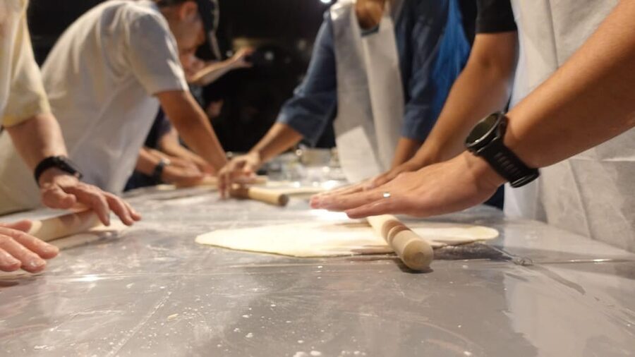 Ramen Making from Scratch +Akihabara Tour –Cooking Class - The train ride to the Patia kitchen studio