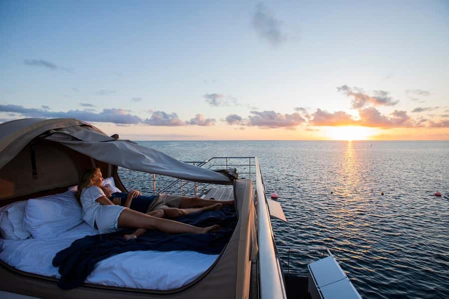 Reef Sleep: 2-Day Great Barrier Reef Pontoon & Gourmet Meals - The three-hour run to Hardy Reef
