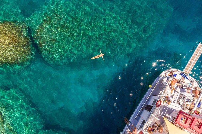 Rhodes Exclusive Swim Cruise Cocktail Open bar & Gourmet Buffet - Ladiko and Anthony Quinn Bay: the day’s best water