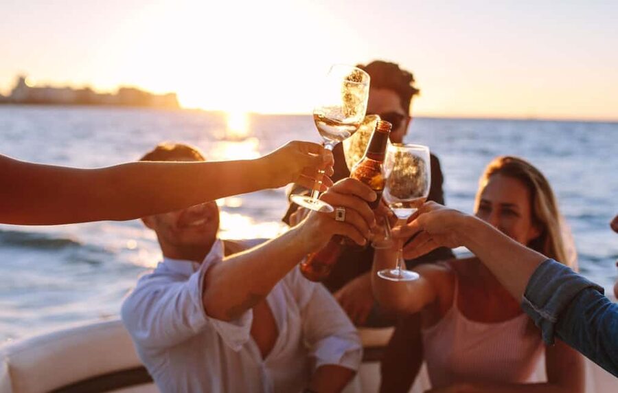 Rhodes: Sunset Cruise w/ Gourmet Buffet, Drinks & Live Music - Greek food with room for different diets