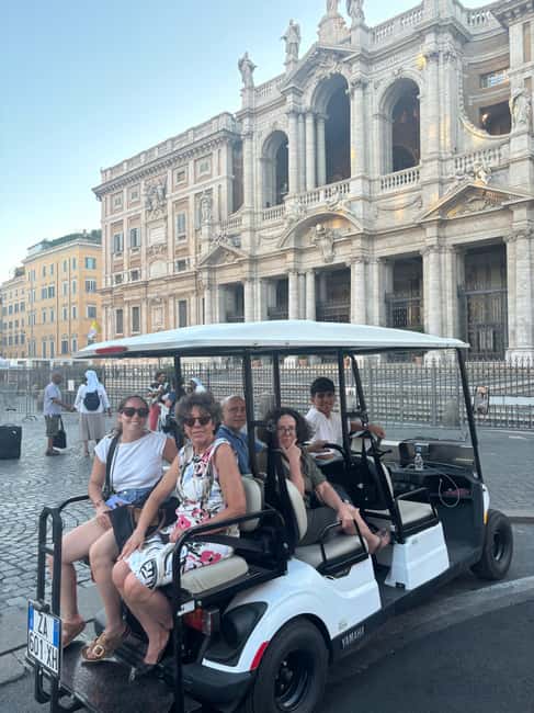 Rome: 3-Hour Private Golf Cart Tour with Culinary Tasting Included - Key points to know before booking