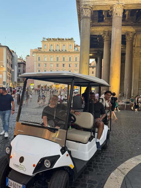 Rome: 3-Hour Private Golf Cart Tour with Culinary Tasting Included - From Campo de’ Fiori to the Colosseum