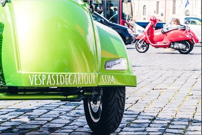 Rome Afternoon Sightseeing Vespa Sidecar Tour with Gourmet Gelato - Trastevere, the Jewish Ghetto, and street-level Rome
