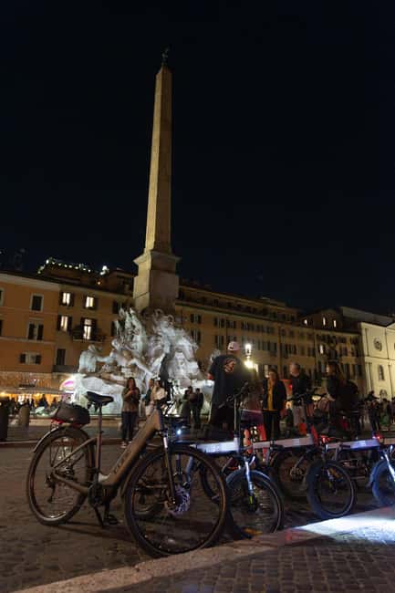 Rome by Night: E-bike Small Group Tour -Food & Wine (Option) - Through the Jewish Ghetto and Campo de’ Fiori