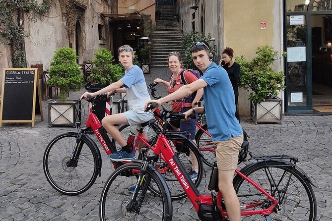 Rome E-Bike Tour: Ultimate Street Food and Market Feast - The Colosseum and Circus Maximus by bike