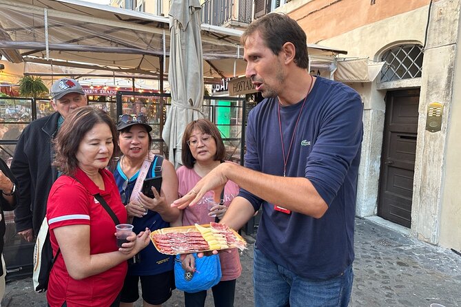 Rome Food Tour: Hidden Gems of Trastevere with Dinner & Wine - Campo de’ Fiori street food