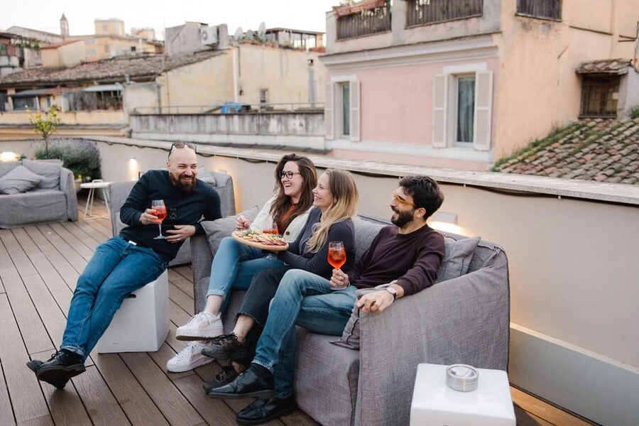 Rome: Food Tour of the Historic Center with Rooftop Spritz - Walking, timing, and dietary limits