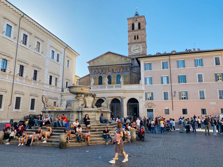 Rome: Trastevere Quarter Street Food Tour with Sightseeing - Piazza Mastai and Via di San Francesco a Ripa