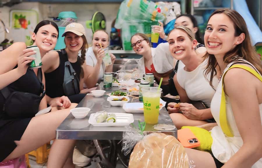 Saigon: Best Price Authentic Food Tour with Female Rider - The final sweet course and Saigon drinks