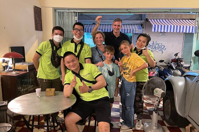 Saigon By Night and Street Food By Motorbike | Opt: Ao Dai Riders - 5:30 PM: Start with grilled noodles in Ho Chi Minh City