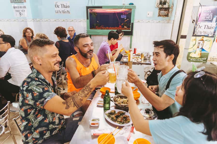 Saigon: Private Backstreets Walking Food Tour - Bánh khọt turns the walk into a proper meal