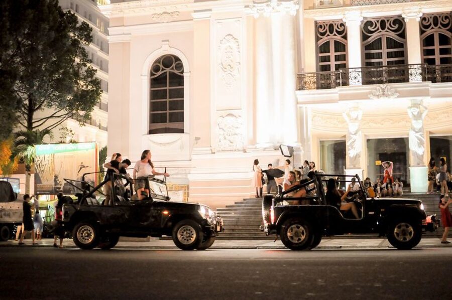 Saigon: Private Food Tour Discovery & City Tour by Jeep - Open-air views from the Jeep