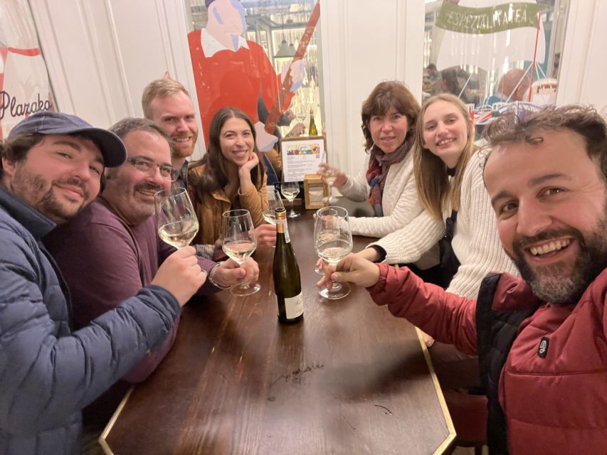 San Sebastian: Market, Pintxos and Wine Tasting Tour - Four Old Town stops, each with a different purpose
