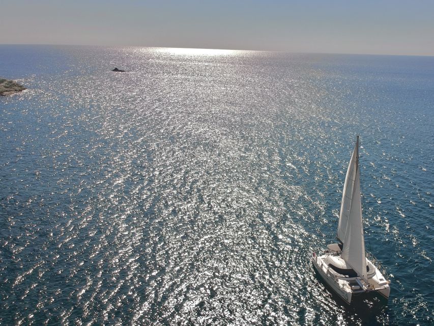 Santorini: Catamaran Cruise with Food and Drinks - What $100 buys you