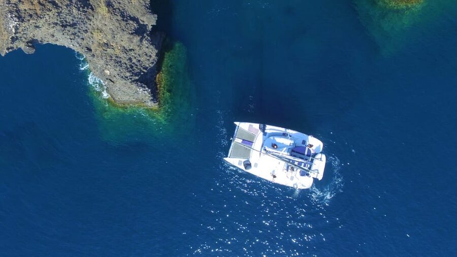 Santorini: Private Catamaran Cruise with Food & Drinks - The practical tradeoffs of a private charter