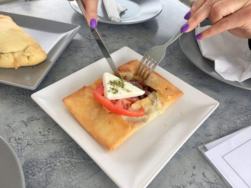 Santorini: Sunset Walking Tour with Local Food and Drinks - Onar Restaurant Bar and the first serious tasting