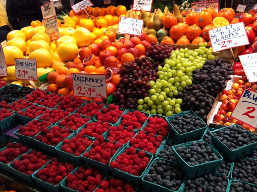 Seattle: Pike Place Market Guided Tasting Tour - The tasting route, from biscuits to seafood