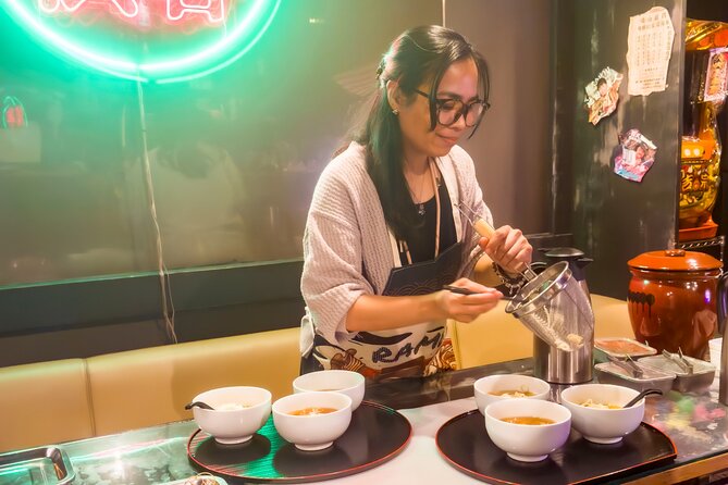 Shibuya: Ramen Dojo Tokyo | Make All 3 (Tonkotsu/Shoyu/Miso) - Thirty minutes to taste, compare, and ask questions
