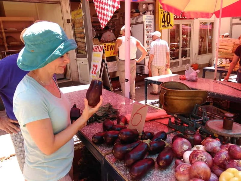 Split: Food Tasting Walking Tour - Entering Peškarija, Split’s historic Fish Market