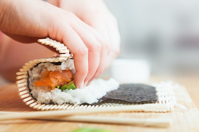 Sushi Making Class at a Local Distillery in Boston - Making uramaki and temaki by hand