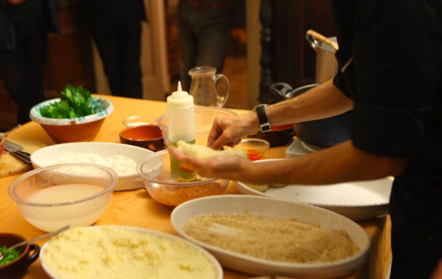 Syracuse: Sicilian Street Food Hands-On Cooking Class - Learning arancini with chef Ettore