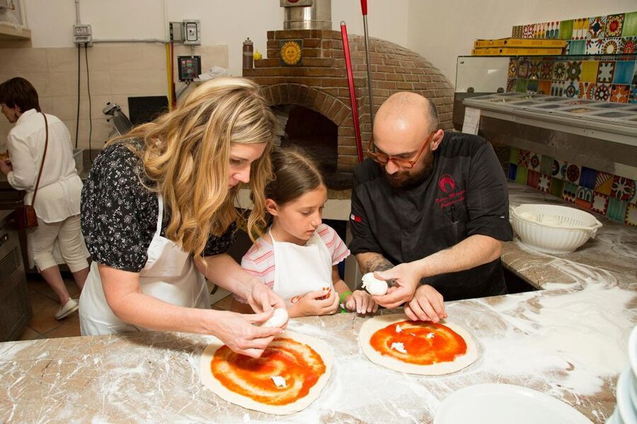 Taormina Pizza making class - Fresh pasta makes this more than a pizza lesson
