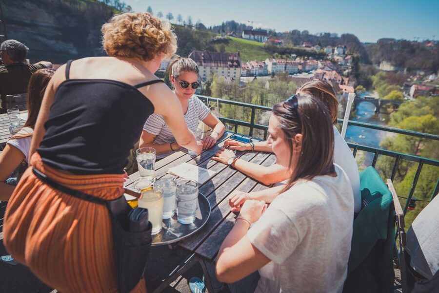 Taste my Fribourg Self-Guided Food Tour - Restaurant Le Sauvage brings the full meal