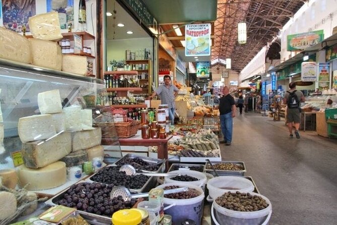 The Delicious Chania Street Food Tour - Splantzia Square and dark Greek coffee